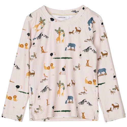 Liewood Noah UV-trøje All Together Sandy 56 cm  Beige  56 cm  Unisex