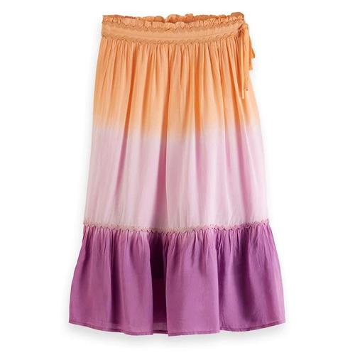 Scotch & Soda Nederdel Med Tie-dye-effekt Lilla 8 Y  Lilla  8 år  kvinde