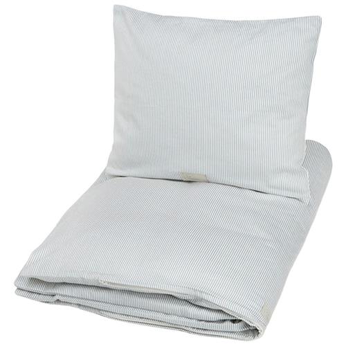 Cam Cam GOTS DK 100 x 140 Stribet Junior Sengetøj Sæt Blå One Size      Unisex