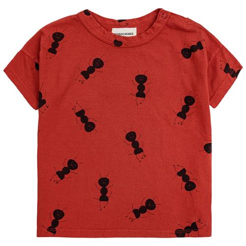 Bobo Choses Ant Mønstret Baby T-shirt Rød 12 Months  Rød  12 måneder  Unisex