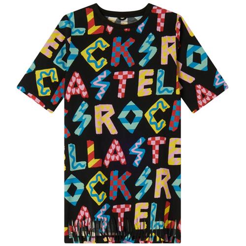 Stella McCartney Kids Mønstret T-shirt Kjole Sort 3 Y  Sort  3 år  kvinde
