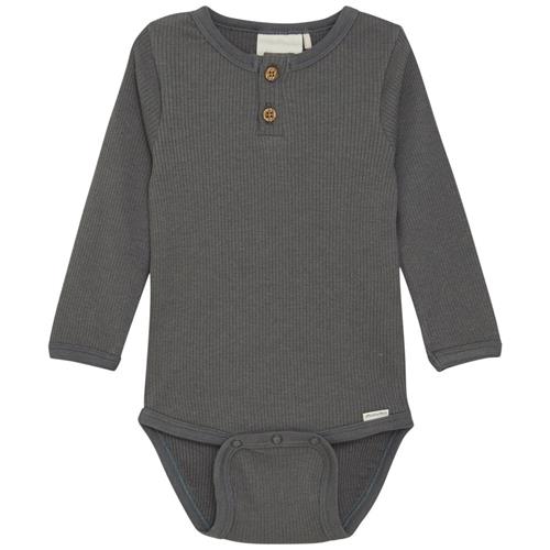 Minymo Babybody Gargoyle 68 cm  Grå  68 cm  Unisex