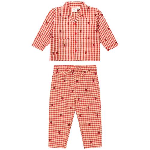 Flöss Molly  Berry Gingham 80 cm  Rød  80 cm  Unisex