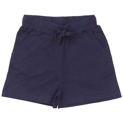 Copenhagen Colors Ribbet Shorts Navyblå 80 cm  Marineblå  80 cm  Unisex