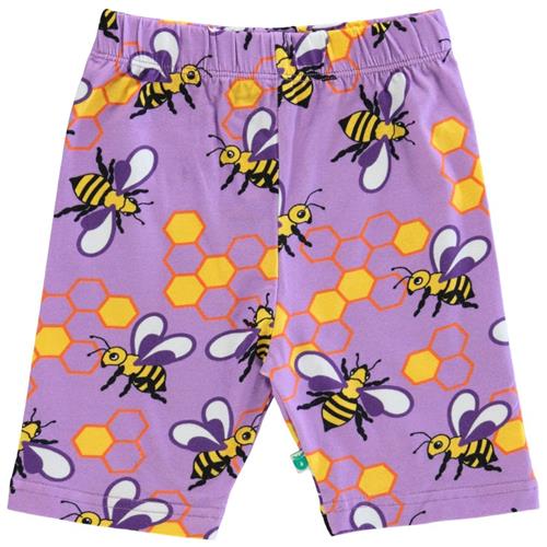 Småfolk Mønstret Shorts Med Bier Viola 7-8 Y  Lilla  7-8 år  Unisex