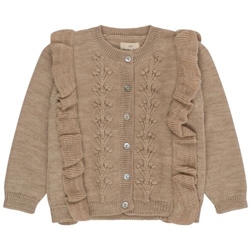 Konges Sløjd Fiol Cardigan Moonlight 9 Months  Beige  9 måneder  kvinde