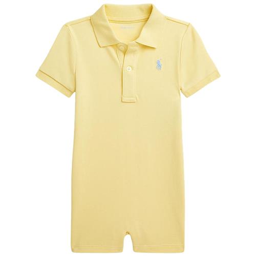 Ralph Lauren Logo Poloromper Wickett Yellow 9 months  Gul  9 måneder  mand