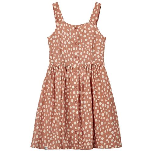 Liewood Zia Mønstret Kjole Leo Spots/Tuscany Rose 98 cm  Lyserød  98 cm  kvinde