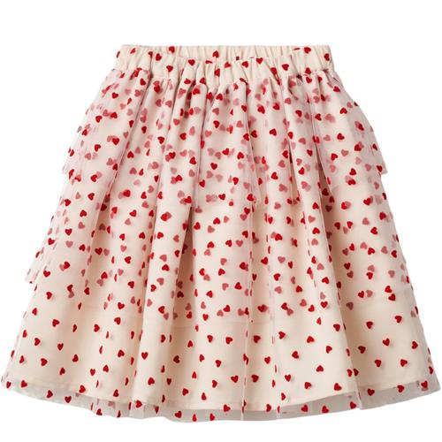 Fliink Tulle Skirt Sandshell Pompeian Red 18 months  Beige  18 måneder  Unisex