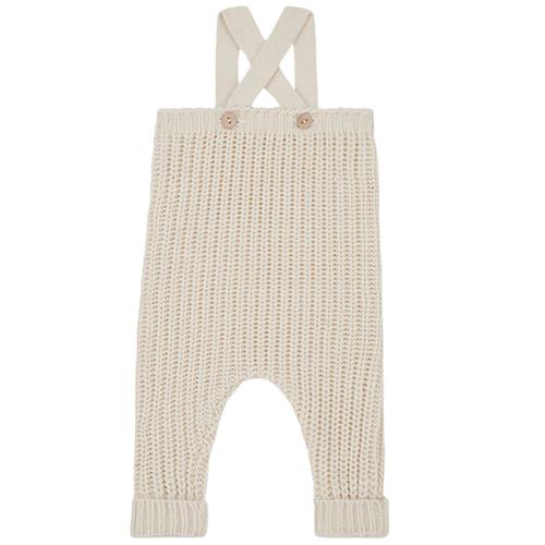 1+ in the family Maud Strikkede Smaekbukser Ecru 6 Months  Beige  6 måneder  Unisex