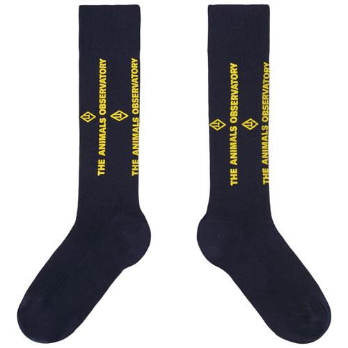 The Animals Observatory Worm Strømpe Dybblå 31-34 EU  Blå  31-34 EU  Unisex