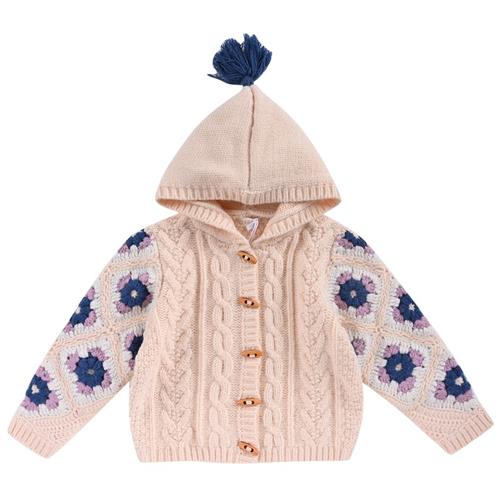 Louise Misha Tonyla Cardigan Blush 3 Y  Lyserød  3 år  kvinde