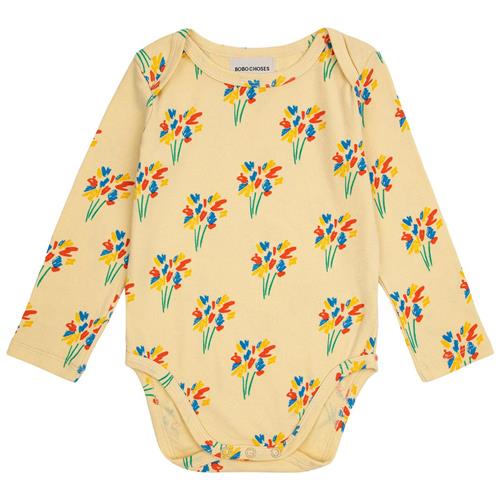 Bobo Choses Fireworks Mønstret Babybody Gul 6 Months  Gul  6 måneder  Unisex