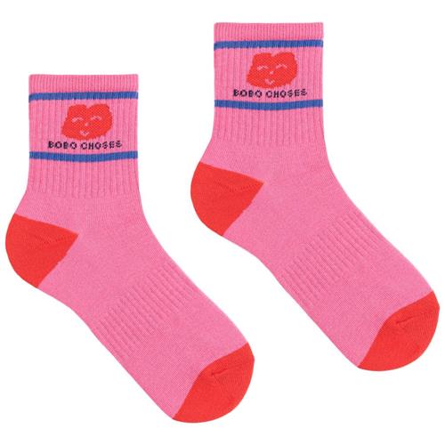 Bobo Choses Joyful Face Korte Sokker Fuchsia 32-34 EU  Lyserød  32-34 EU  kvinde