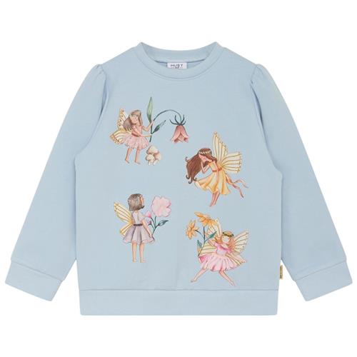 Hust&Claire Saria Sweatshirt Blå 98 cm  Blå  98 cm  kvinde