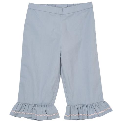 Copenhagen Colors Poplin Capri-bukser Dusty Blue 92 cm  Blå  92 cm  kvinde