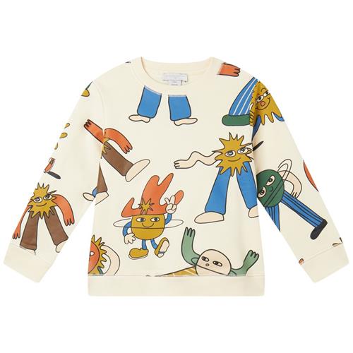 Stella McCartney Kids Mønstret Sweatshirt Cremefarvet 6 Y  Creme  6 år  mand