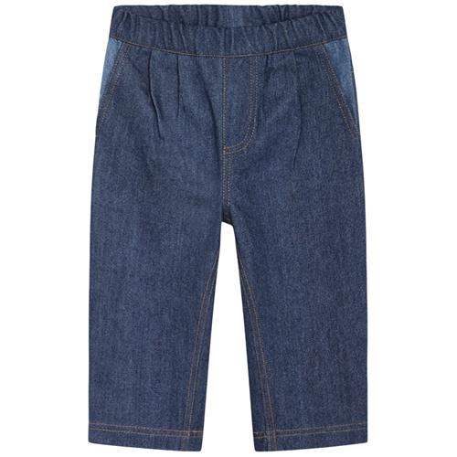 Flöss Viggo Bukser Dark/Mid Blue Denim 74 cm  Blå  74 cm  Unisex