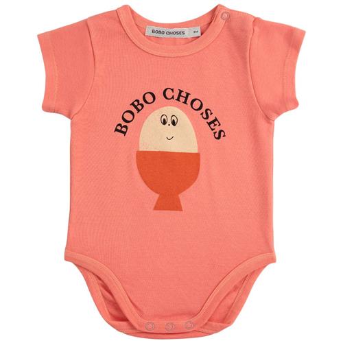 Bobo Choses Morning Egg Baby Body Coral Pink 3 months  Lyserød  3 måneder  kvinde