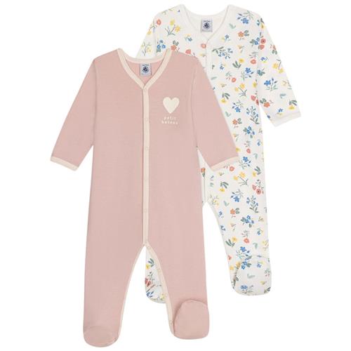 Petit Bateau 2-pak Sparkedragter Lyserøde 18 Months  Lyserød  18 måneder  kvinde