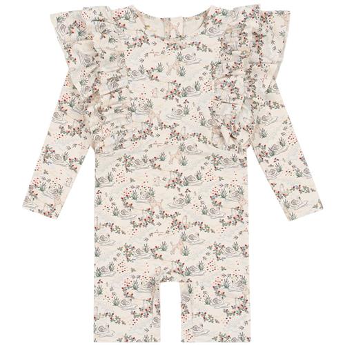 Konges Sløjd Manuca Mønstret UV-dragt Mizumi 18 Months  Creme  18 måneder  kvinde