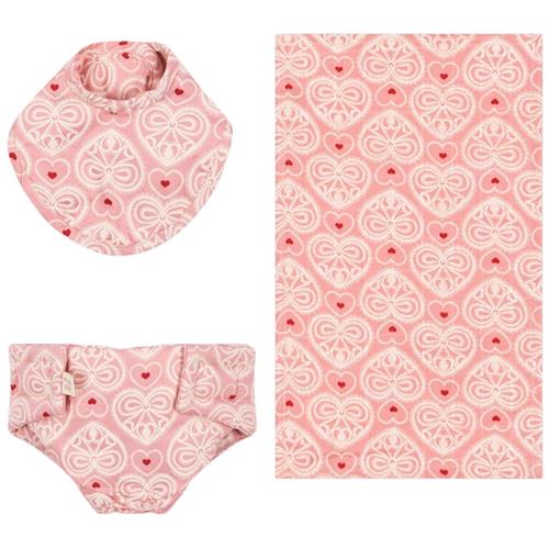 Konges Sløjd Doll Nursery Set Lacy Pink One Size      kvinde