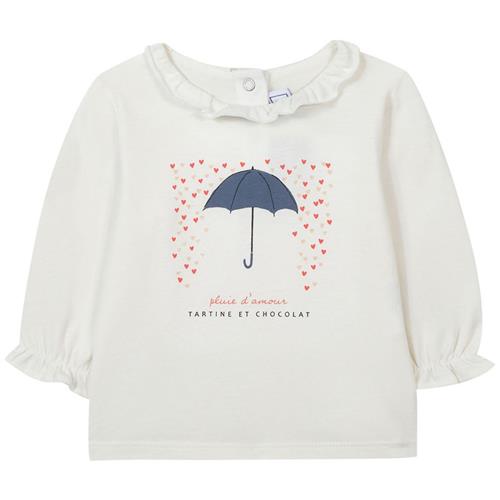 Tartine et Chocolat T-shirt Med Tryk Corail 6 Months  Lyserød  6 måneder  kvinde