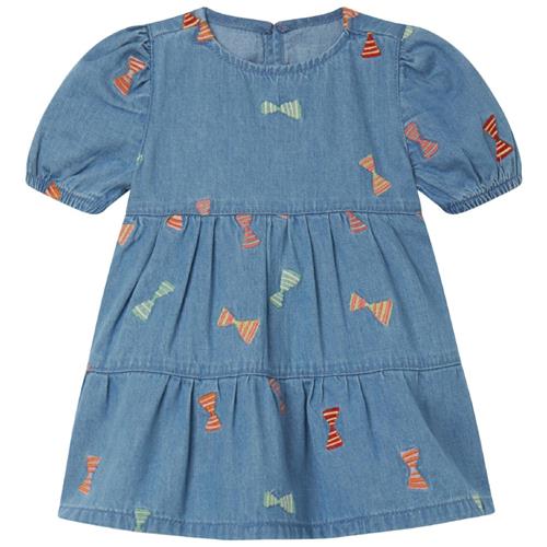 Stella McCartney Kids Broderet Cowboykjole Blå 3 Months  Blå  3 måneder  kvinde