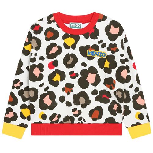 Kenzo Mønstret Sweatshirt Stone 12 Y  Beige  12 år  kvinde