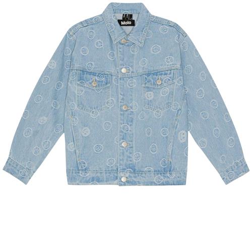 Molo Hedly Cowboyjakke Happiness Light 128 cm  Blå  128 cm  Unisex