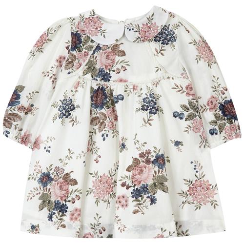 Tartine et Chocolat Blomstret Kjole Cremefarvet 9 Months  Creme  9 måneder  kvinde