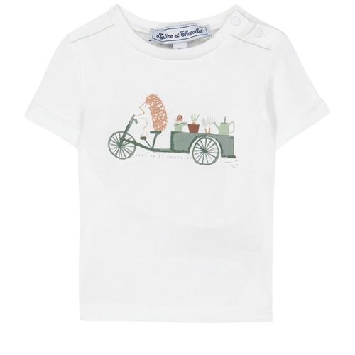 Tartine et Chocolat T-shirt Med Tryk Hvid 3 Months  Hvid  3 måneder  mand