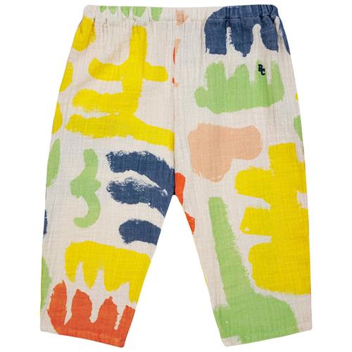 Bobo Choses Carnival Mønstret Babybukser Naturhvid 9 months  Creme  9 måneder  Unisex