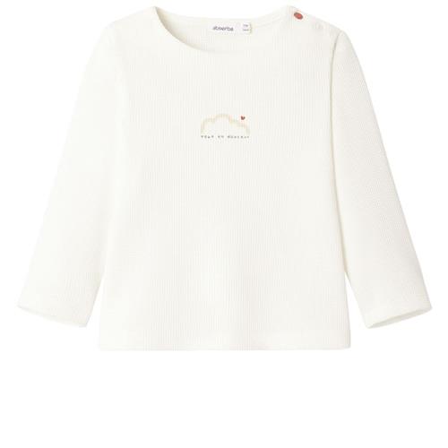 Absorba Langærmet T-shirt Cremefarvet 6 Months  Hvid  6 måneder  Unisex