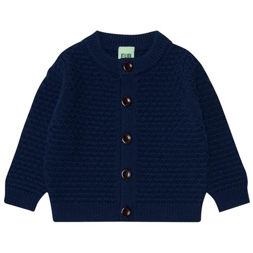 FUB Strikket Babycardigan Navyblå 68 cm  Marineblå  68 cm  Unisex