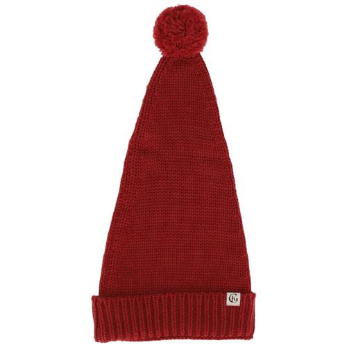 Gullkorn Design Christmas Wool Beanie Deep Red 110/122 cm  Rød  110/122 cm  Unisex