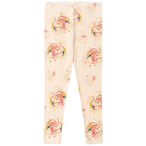 Konges Sløjd Minnie Glitter Pants Gots Horn Stars 0-1 months  Creme  0-1 måneder  kvinde
