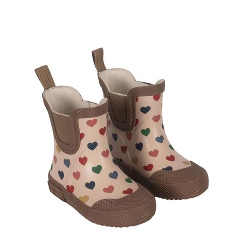 Konges Sløjd Welly Gummistøvler Coeur Coloré 30 EU  Creme  30 EU  kvinde