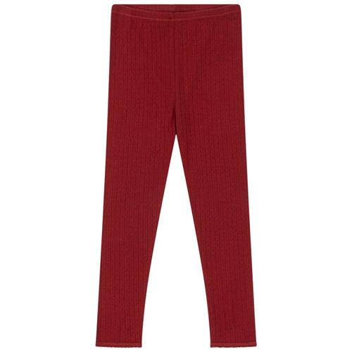 Konges Sløjd Minnie Pants Gots Red Dahlia 3 months  Rød  3 måneder  unisex
