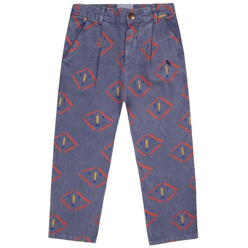 Bobo Choses Masks Mønstret Chinos Blå 6-7 Y  Blå  6-7 år  unisex