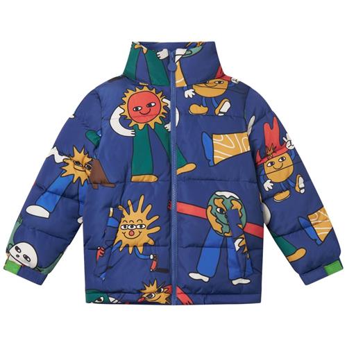 Stella McCartney Kids Mønstret Vinterjakke Blå 4 Y  Blå  4 år  mand