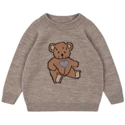 Konges Sløjd Billi strikbluse Teddy Bear 18 months  Brun  18 måneder  kvinde