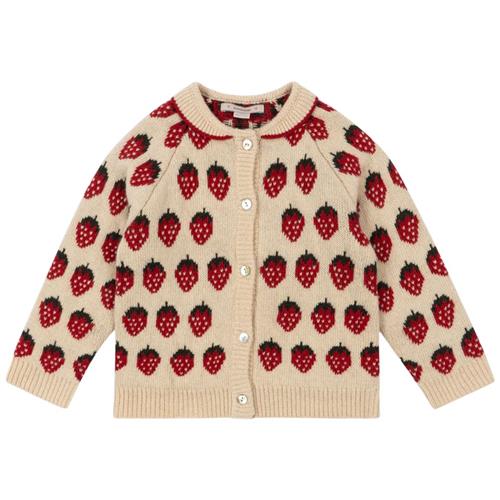 Konges Sløjd Belou Knit Cardigan Strawberry 9 months  Rød  9 måneder  kvinde