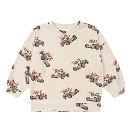 Konges Sløjd Itty Sweatshirt Race 12 months  Hvid  12 måneder  kvinde