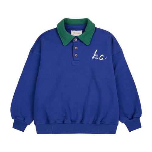 Bobo Choses Polo Sweatshirt Blue 4-5 Y  Blå  4-5 år  Unisex