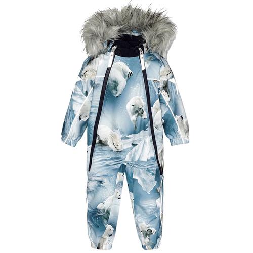 Molo Pyxis Baby-Flyverdragt Polar Bear Joy 80 cm  Blå  80 cm  Unisex