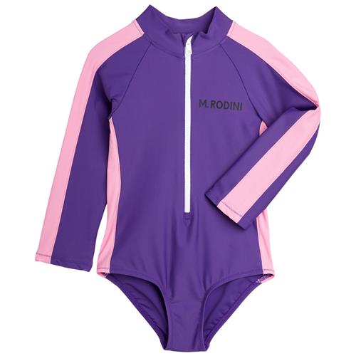 Mini Rodini Stripe Badedragt Lilla 104/110 cm  Lilla  104/110 cm  kvinde