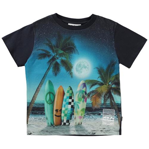 Molo GOTS Rame T-shirt Sunset Surfer 140 cm  Sort  140 cm  mand