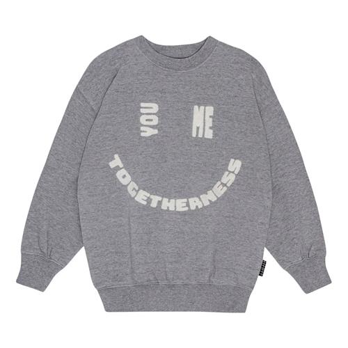 Molo GOTS Mar Sweatshirt Gråmeleret 122 cm  Grå  122 cm  Unisex