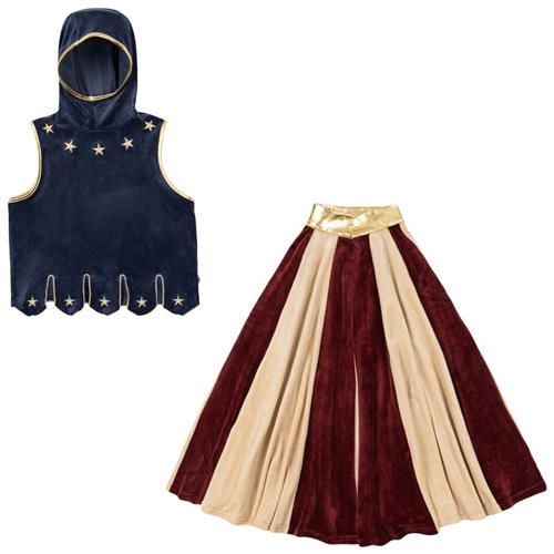 Konges Sløjd Ridderkostume Kjole Blue 34 EU  Blå  34 EU  Unisex